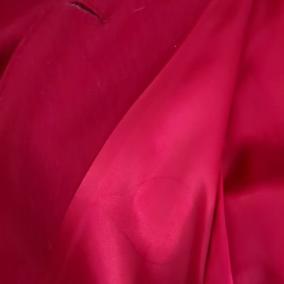 Pendleton Women's Merino Wool Brick Red Pea Coat - Picture 10 of 11